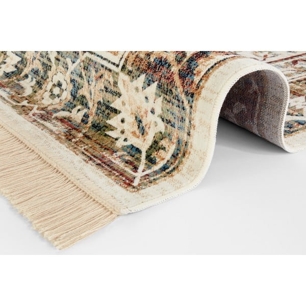 Žuti tepih s primjesom pamuka Nouristan Modern Belutsch, 95 x 140 cm-image-2