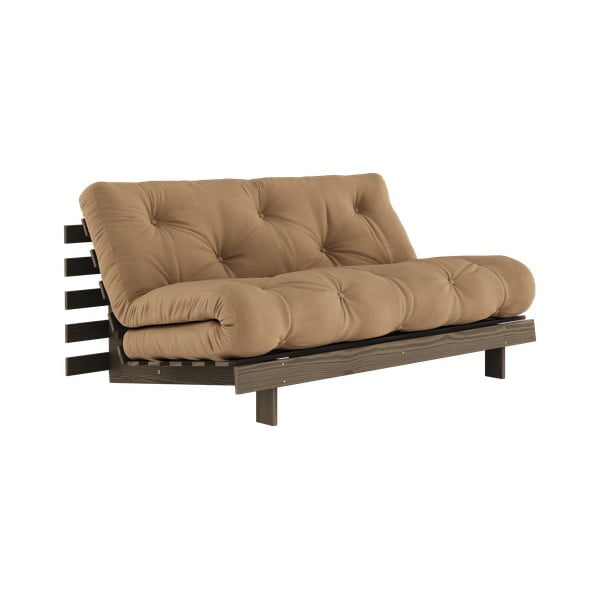 Svjetlo smeđa sklopiva sofa 160 cm Roots – Karup Design