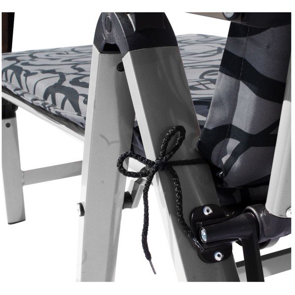 Crna metalna vrtna ležaljka Ass Comfort - Sun Garden-image-1