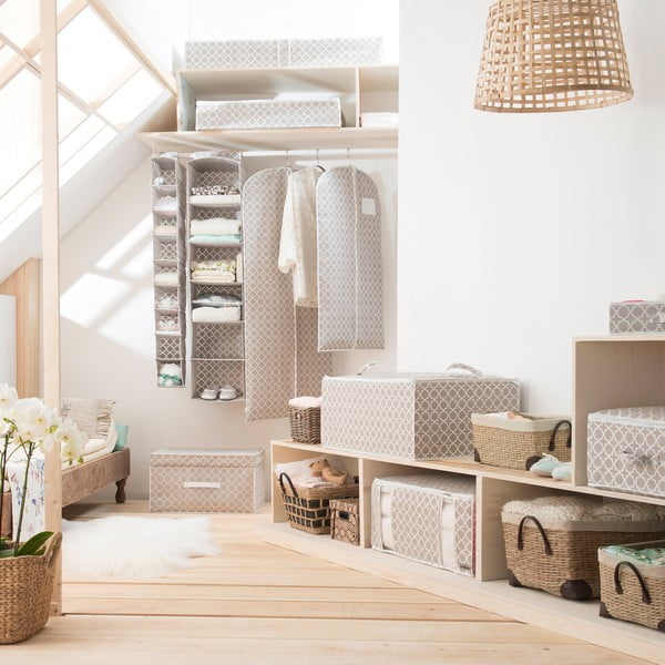 Bež viseći organizer s 9 odjeljaka Compactor, 15 cm-image-4