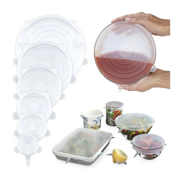 Silikonski univerzalni set poklopaca za hranu – Maximex-image-4