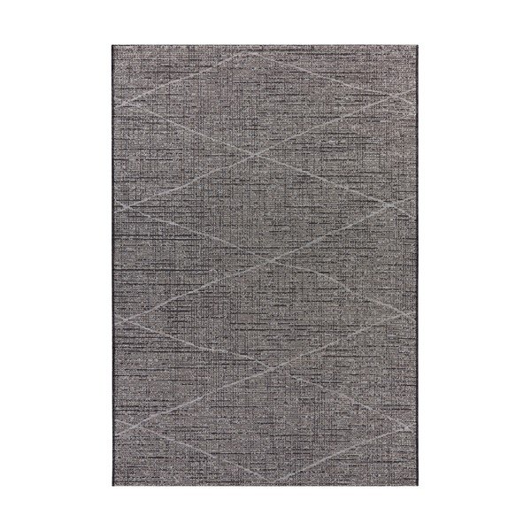 Antracitno sivi tepih prikladan za eksterijer Elle Decoration Curious Blois, 115 x 170 cm