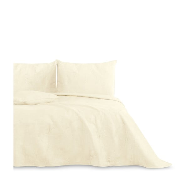 Krem prekrivač za krevet za jednu osobu 170x210 cm Palsha - AmeliaHome