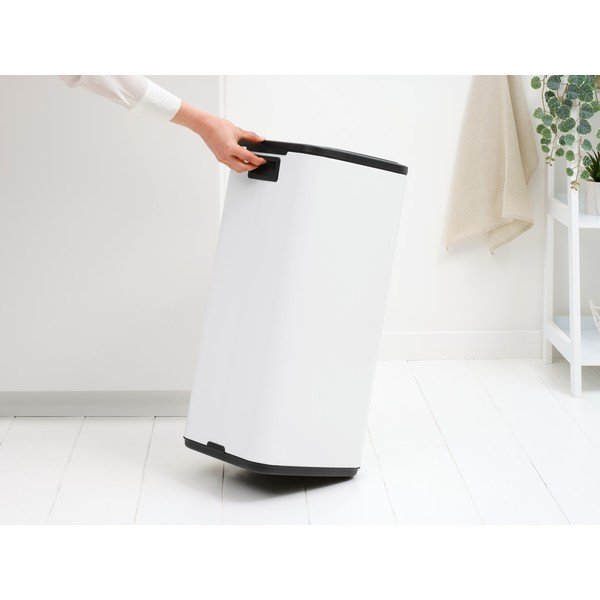 Bijela željezna kanta za smeće na dodir 30 l Bo Touch – Brabantia-image-2