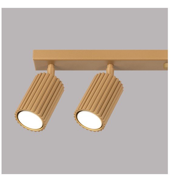 Reflektor u zlatnoj boji 6,5x117 cm Gleam – Sollux-image-3