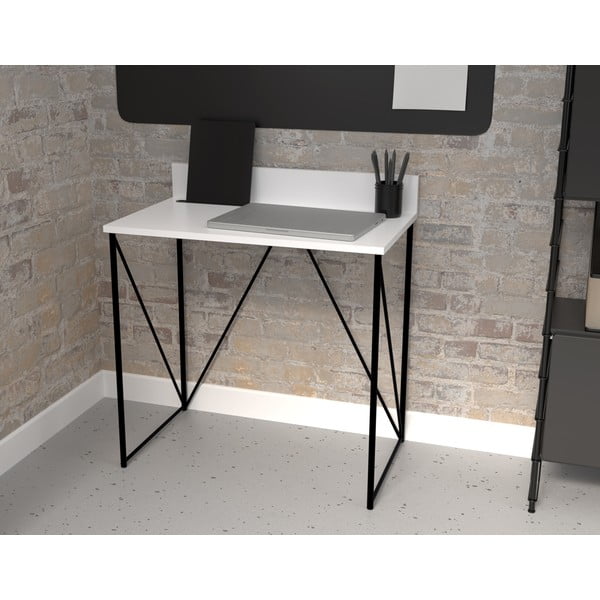 Bijeli radni stol Tenzo Tell, 80 x 48 cm-image-1
