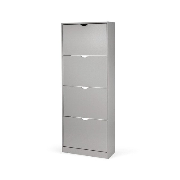 Sivi preklopni ormarić za cipele 60x157x24 cm Stelo – Bonami Essentials