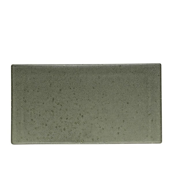 Zeleno-sivi pladanj od kamenine Bitz Mensa, dužina 30 cm
