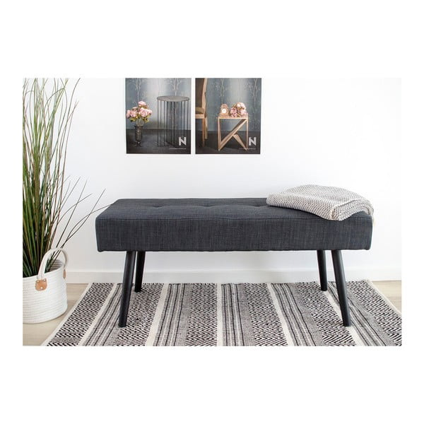 Svijetlo siva klupa Bonami Essentials Skins-image-1