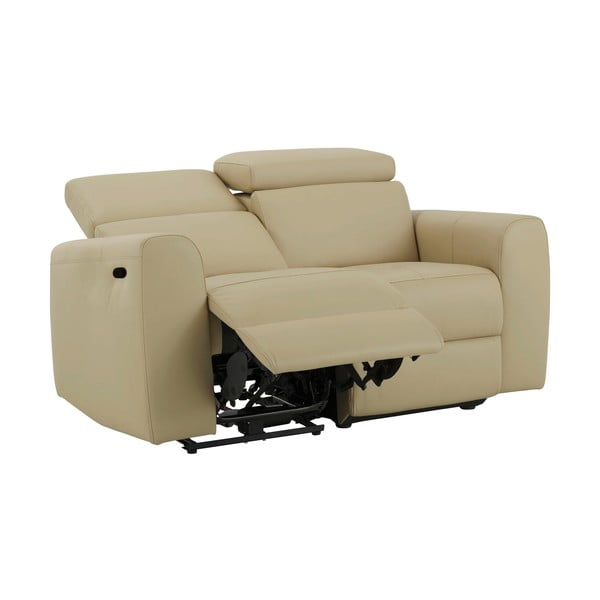 Bijela sofa od imitacije kože 158 cm Capena – Støraa-image-1