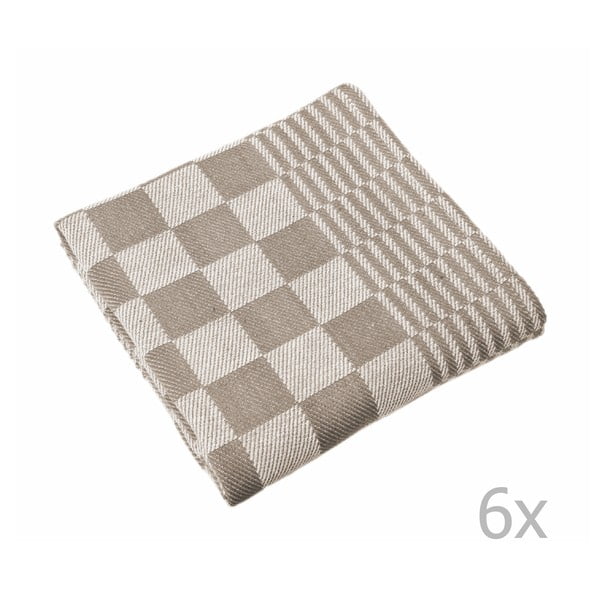 Pamučna kuhinjska krpa 6 kom 65x65 cm Mineur – Tiseco Home Studio-image-1