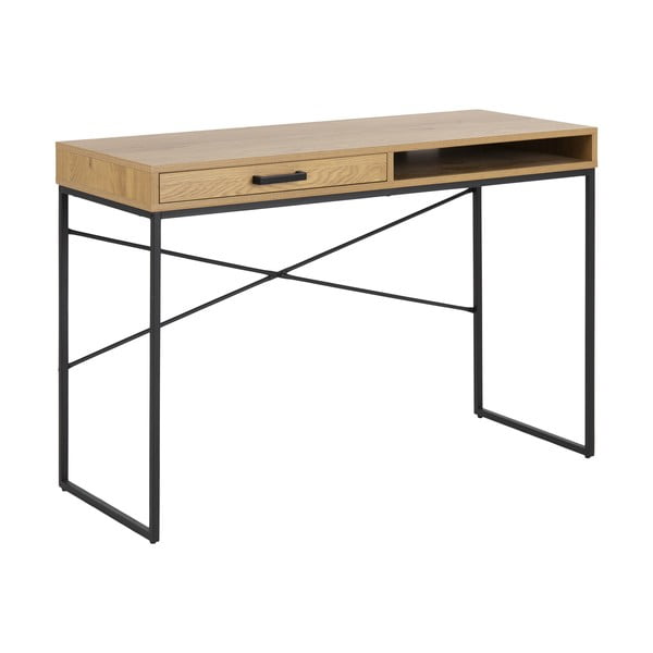 Stol s detaljima od divljeg hrasta Actona, 110 x 45 cm-image-4