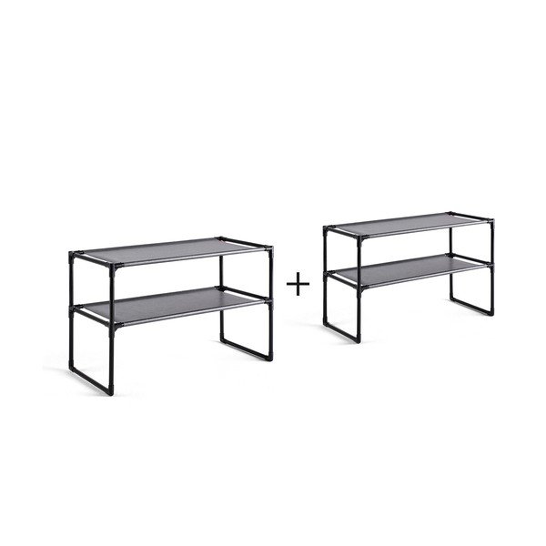 Sivi metalni stalak za cipele – Rayen-image-3