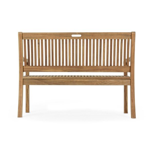 Vrtna klupa od masivnog drveta u prirodnoj boji Noemi – Bizzotto-image-4