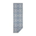 Plavo-krem vanjski tepih NORTHRUGS Jardin, 80 x 350 cm