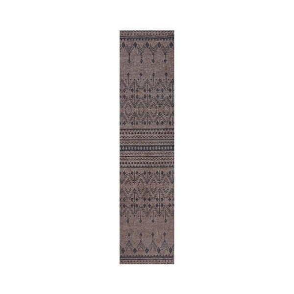 Smeđa periva staza 57x230 cm MATCH NIKO JUTE LOOK – Flair Rugs