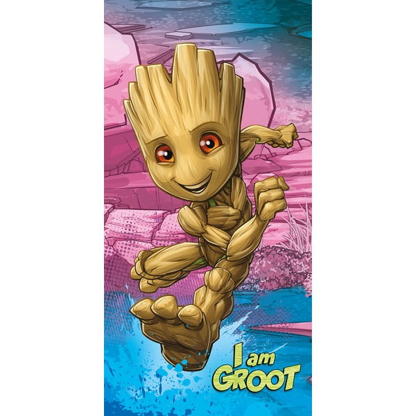 Pamučan dječji ručnik 70x140 cm Groot "I am groot" – Jerry Fabrics