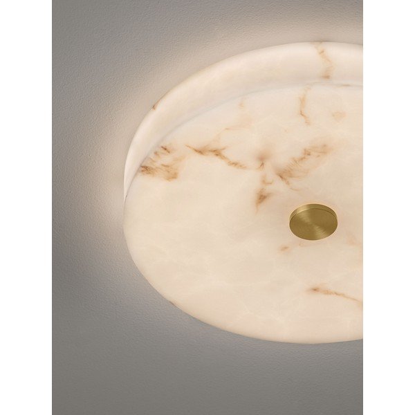 Krem/mjedena LED stropna svjetiljka u kamenom dekoru s mogućnosti zatamnjivanja Serita – Nova Luce-image-2
