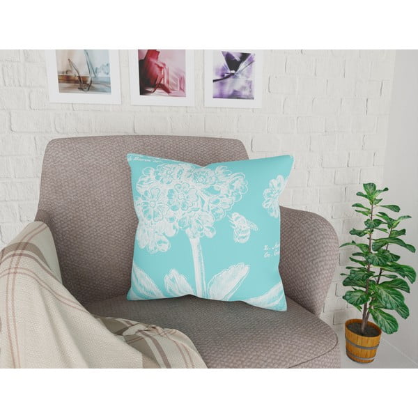 Tirkizna jastučnica Vitaus Panento, 43 x 43 cm-image-1