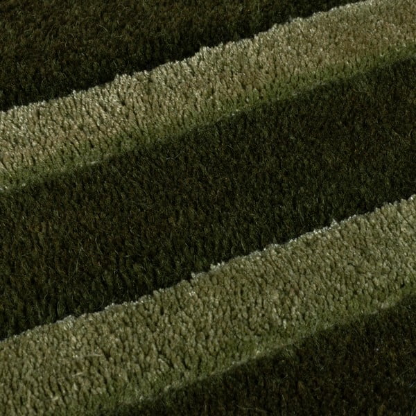 Tamno zeleni ručno rađen vunen tepih 120x170 cm Gatsby – Flair Rugs-image-2