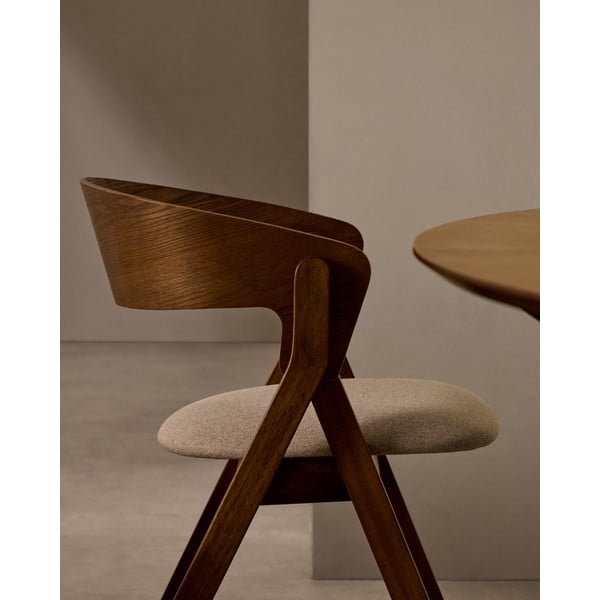 Smeđa blagovaonska stolica Godia – Kave Home-image-1