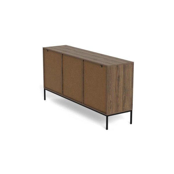 Komoda u dekoru hrasta u tamnoj prirodnoj boji 158x80x40 cm Palmdale – Actona-image-4