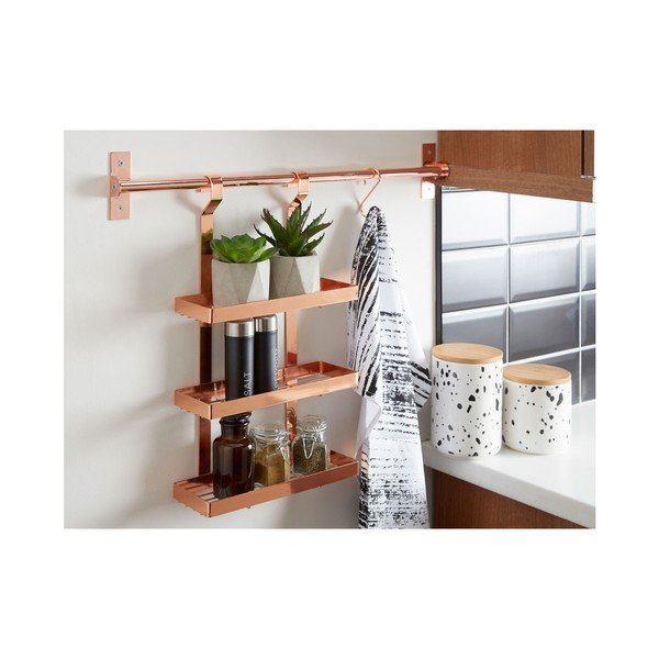Viseći držač za posudice za začine bakrene boje Premier Housewares Sorello-image-2