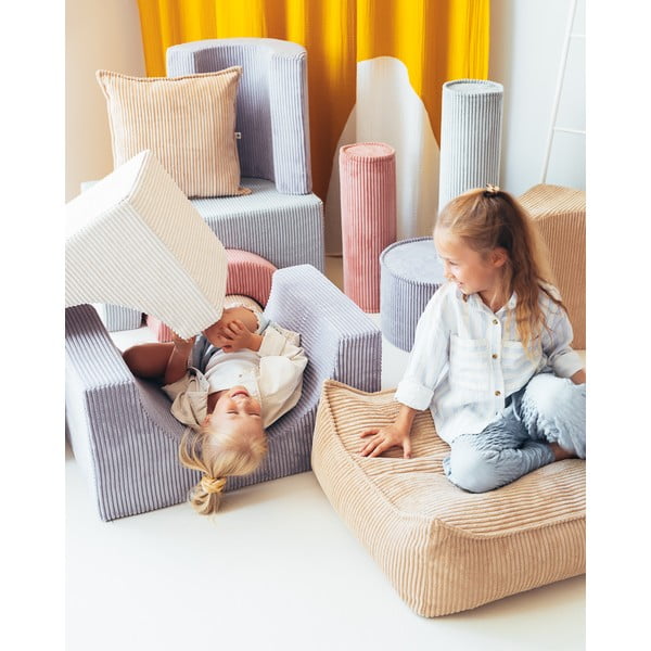 Plavi set mekanih igrački od pjene od samta 75x49x37 cm Rainbow Montessori – Wigiwama-image-2