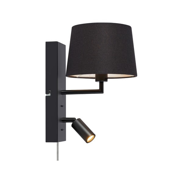 Crna LED zidna lampa (duljina 28,5 cm) Como - Markslöjd