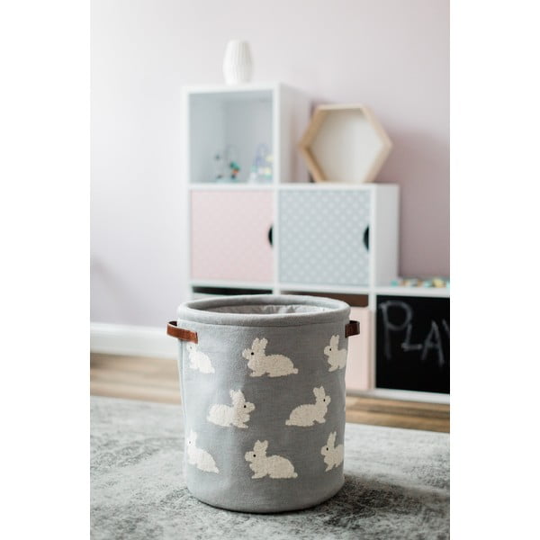 Siva pamučna košara Kindsgut Bunny-image-1