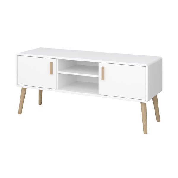 Bijela TV komoda 125x56 cm Pavona - Tvilum-image-1