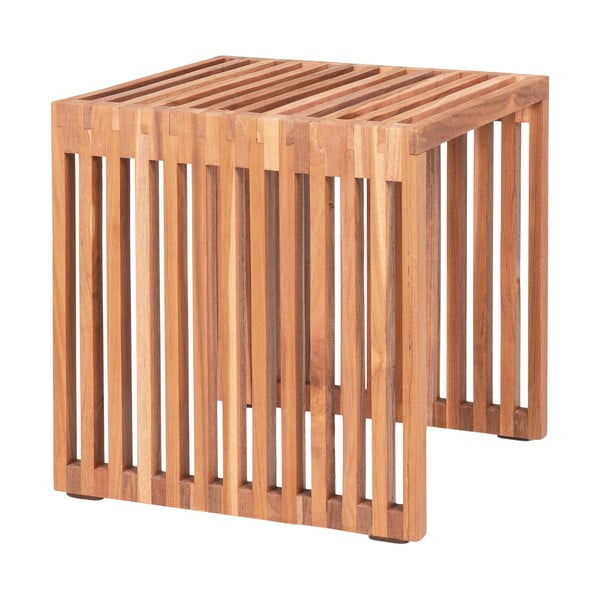 Pomoćni stol od masivne tikovine 40x40 cm Pego – House Nordic-image-2