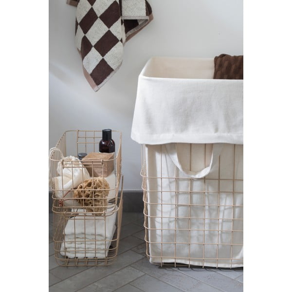 Bež metalna/tekstilna košara za rublje 64 l Store-It – Mette Ditmer Denmark-image-1