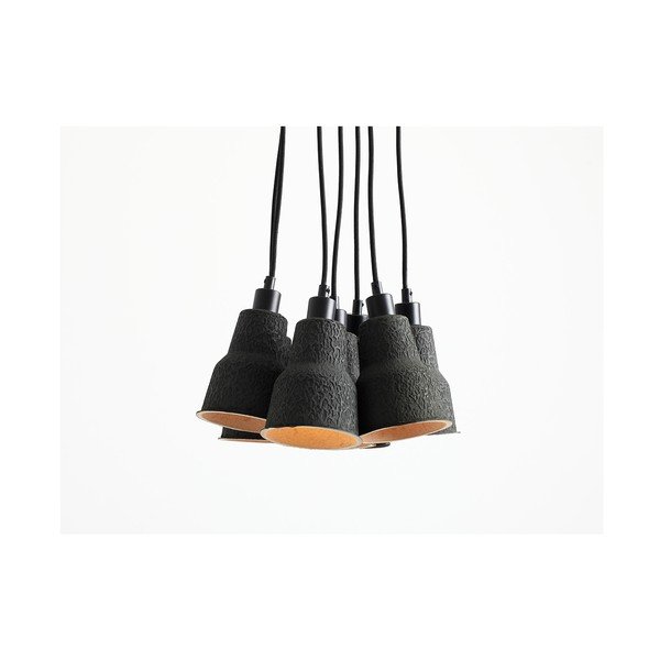 Crna viseća svjetiljka ø 32 cm Celulo – CustomForm-image-1