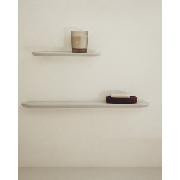 Bež police u setu 2 kom 55 cm Arely – Kave Home-image-1