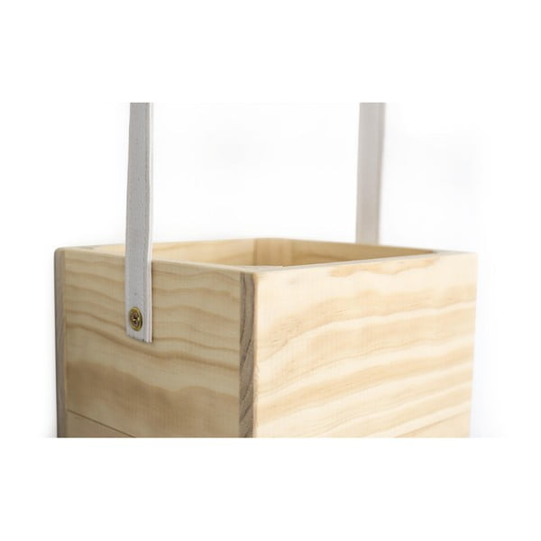 Bijela posuda od jelovine Surdic Colgantes, 17 x 62 cm-image-3