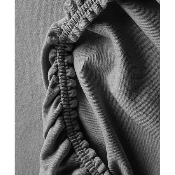 Siva/bež posteljina za bračni krevet/za produženi krevet od renforce pamuka s uključenom plahtom/4-dijelna 200x220 cm – Mila Home-image-1