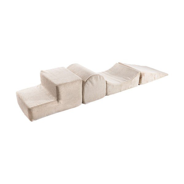 Bež set mekanih igrački od pjene 4 kom visina 30 cm 45x193 cm – Meowbaby