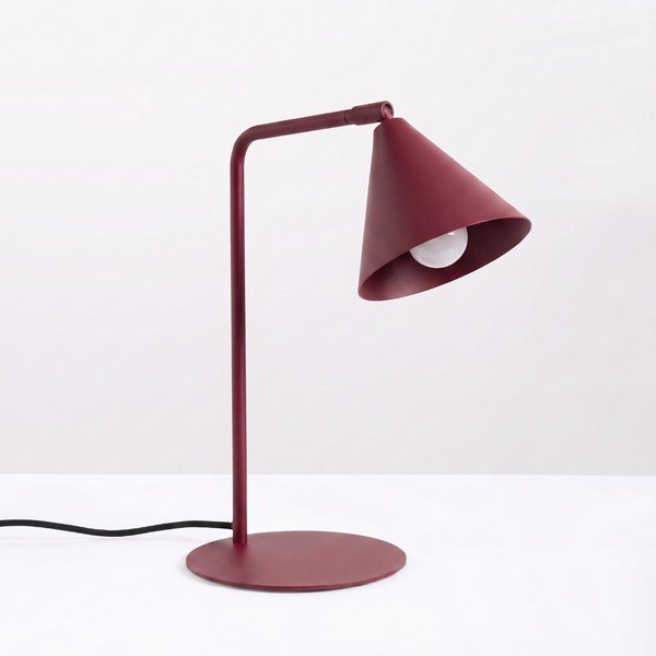 Bordo željezna stolna lampa sa savitljivom konstrukcijom (visina 35 cm) Zylo – Sollux-image-4