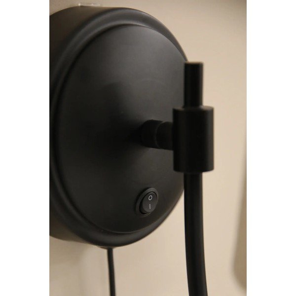 Crna/bež zidna lampa s utikačem Amar – Markslöjd-image-4