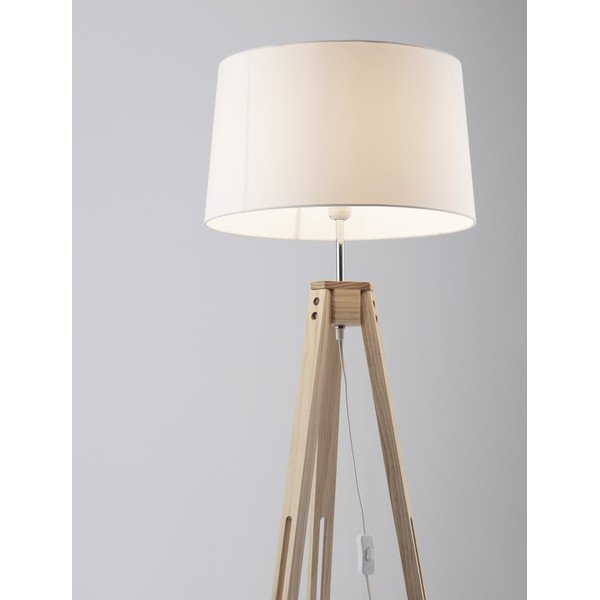 Bijela/u prirodnoj boji stojeća svjetiljka (visina 145 cm) Leroy – Nova Luce-image-2