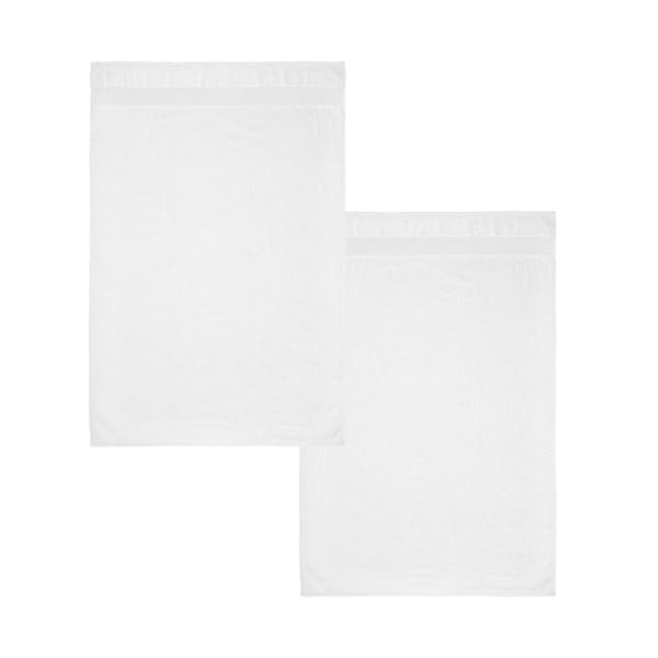 Bijeli pamučni ručnici u setu 2 kom od frotira 90x140 cm Anti-Bacterial – Catherine Lansfield