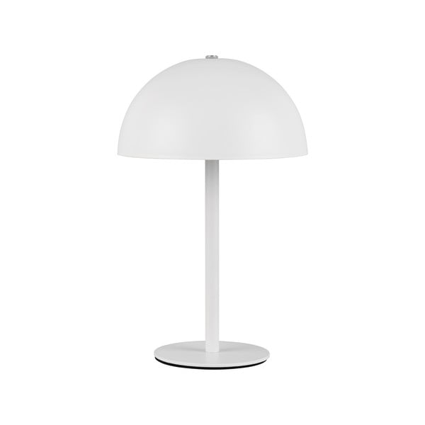 Mat bijela LED stolna lampa s metalnim sjenilom (visina 21 cm) Munoz – Trio