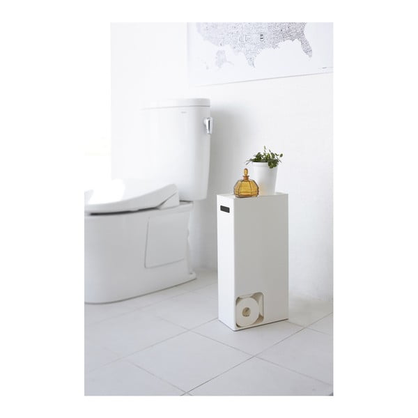 Bijeli spremnik za toaletni papir YAMAZAKI Rin Stocker-image-1