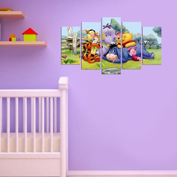 5-dijelna slika Winnie the Pooh-image-1