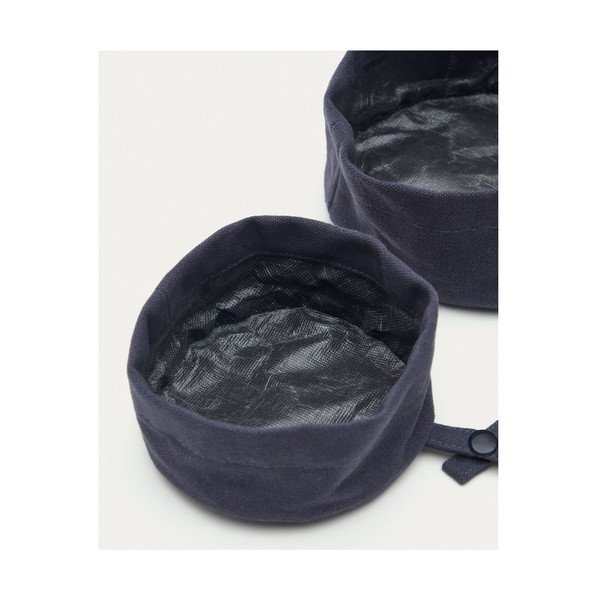Tekstilna sklopiva putna posuda za pse 2 kom ø 16 cm Trufa - Kave Home-image-3
