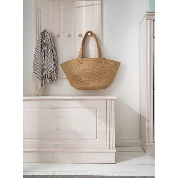 Bijela škrinja od masivnog bora 80x45 cm Anita – Støraa-image-1