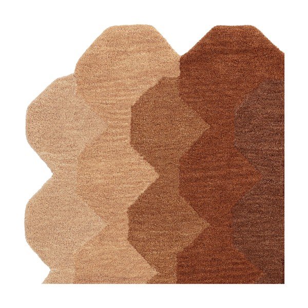Ciglasti vuneni tepih 160x230 cm Hive – Asiatic Carpets-image-3