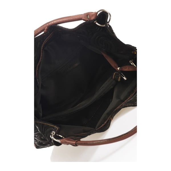 Crna kožna torbica Giorgio Costa Terst-image-3