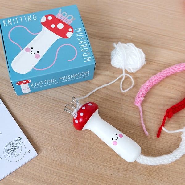 Kreativna igračka Knitting Kit Mushroom – Rex London-image-1